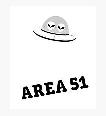Greetings From Area 51 Funny Alien Photographic Print
