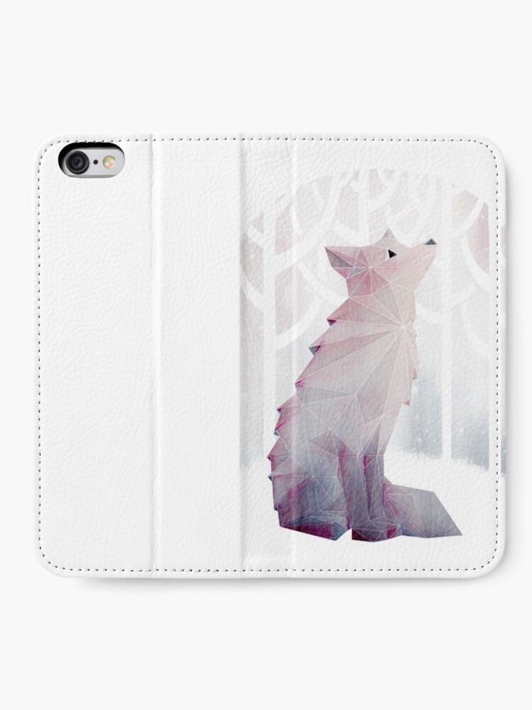 Alternate view of Fox in the Snow iPhone Wallet