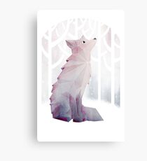 Fox in the Snow Canvas Print