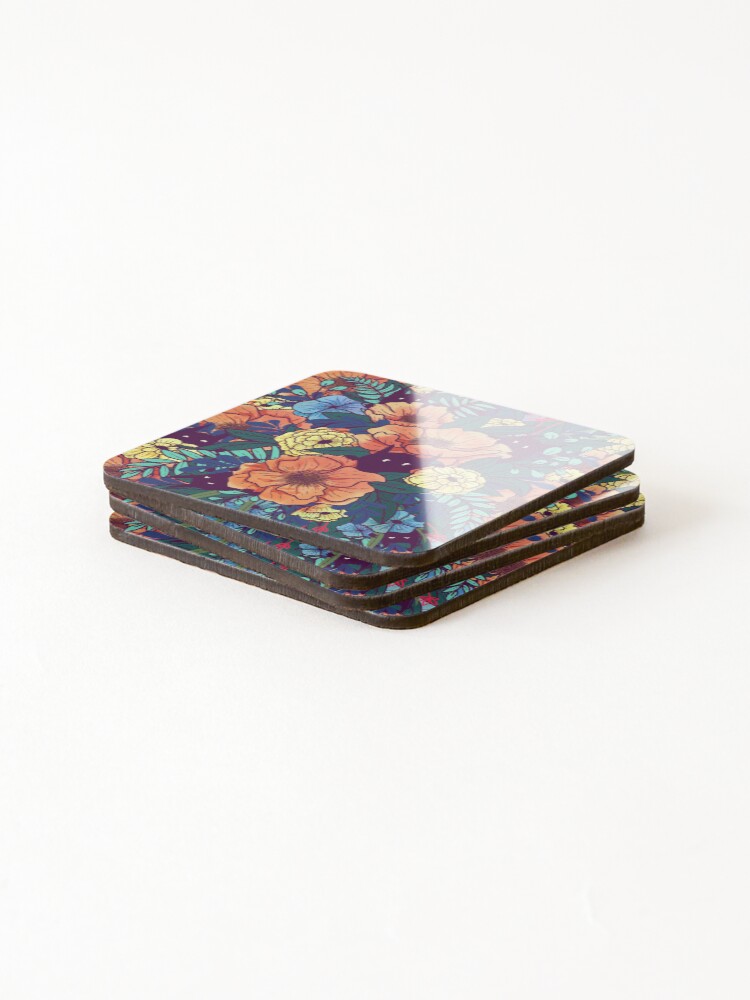 Alternate view of Wild Flowers Coasters (Set of 4)