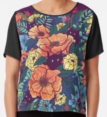 Wild Flowers Chiffon Top