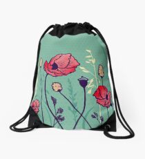 Summer Field Drawstring Bag