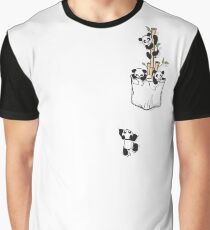 POCKET PANDAS Graphic T-Shirt