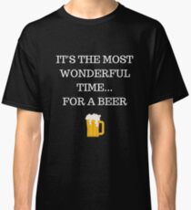Wonderful Time for a Beer Funny Xmas Classic T-Shirt