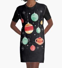 Joy to the Universe Graphic T-Shirt Dress