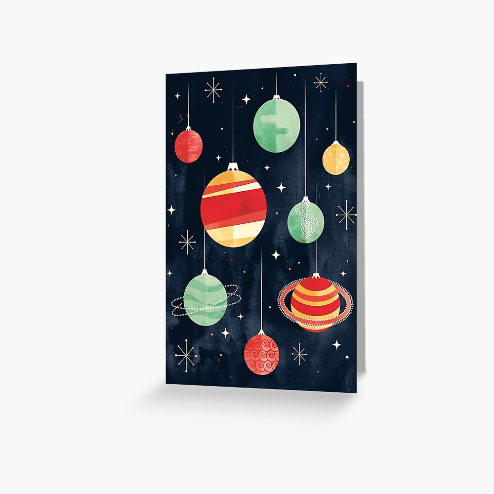 "Joy to the Universe" Greeting Card by littleclyde Redbubble