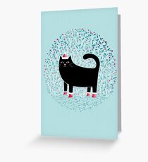 Meowy Christmas Greeting Card