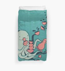Tea and Tentacles Duvet Cover