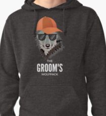 Grooms Men Wolfpack Pullover Hoodie