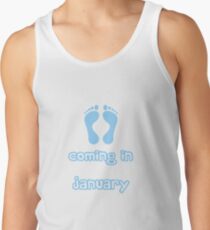 Babies Coming in January Men's Tank Top