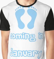 Babies Coming in January Graphic T-Shirt