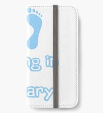 Babies Coming in January iPhone Wallet/Case/Skin