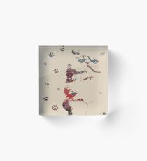 Grumpy Cool Cat Acrylic Block