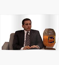 Michael Scott Cheesy Poofs Poster