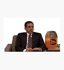 Michael Scott Cheesy Poofs Photographic Print
