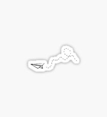 Paper Plane Sticker