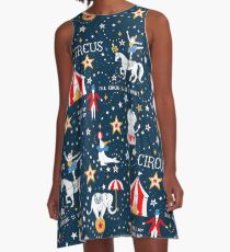 Retro Circus A-Line Dress