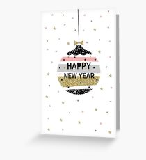 Happy New Year Greeting Card