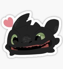 Toothless Love Sticker