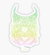 Lynx In Space Sticker