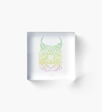 Lynx In Space Acrylic Block