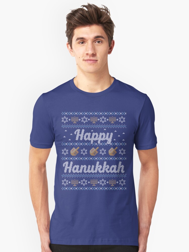 happy hanukkah jumper