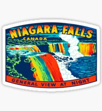Vintage Niagara Falls decal USA Sticker