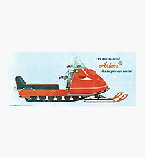 1970 Ariens Snowmobile Photographic Print