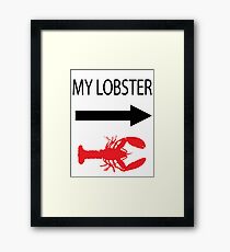 My Lobster Framed Print