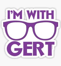 I'm With Gert Sticker