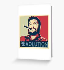 Che Geuvara Revolution Greeting Card