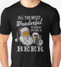 It's the Most Wonderful Time For a Beer Men's t-shirt - Beer Lovers Tee Unisex T-Shirt