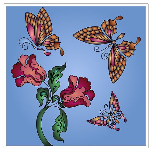 Butterflies 223 (Style:5)