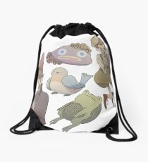 Over The Garden Wall Drawstring Bag