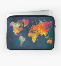 World Map Laptop Sleeve