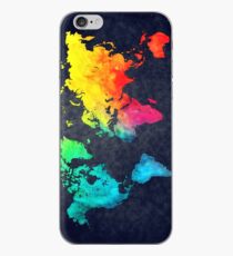 world map watercolor 6 iPhone Case
