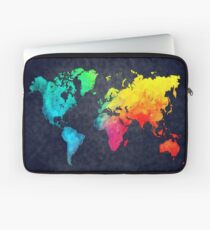 world map watercolor 6 Laptop Sleeve