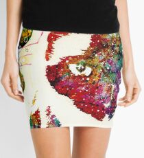 "I Can't Look At The Stars" Siamese Cat Mini Skirt
