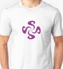 SheeArtworks Spiral Purple - Shee Vector Pattern Slim Fit T-Shirt