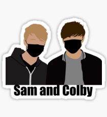 Sam and Colby Sticker
