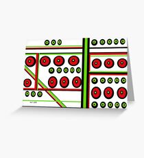 modernism Greeting Card