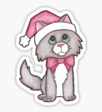 Christmas cat Sticker