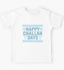Ugly Hanukkah Sweater Knit Design Kids Tee