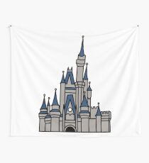 Prinzessin Schloss Wandbehang