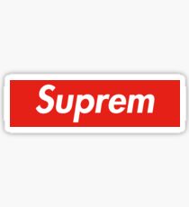 Suprem Sticker