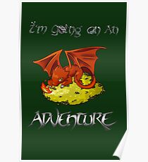 Adventure Smaug Couples Tee Poster
