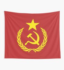 Kommunistische Flagge Wandbehang