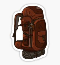Backpacking Packpack Sticker