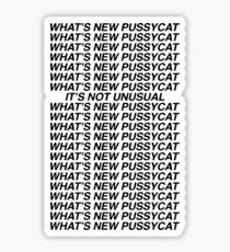 What's New Pussycat Merchandise Sticker