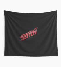 Subaru STI Wall Tapestry